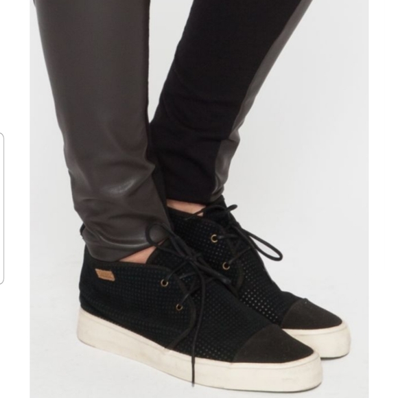 VERNET LEATHER LEGGINGS - Picture 4 of 7